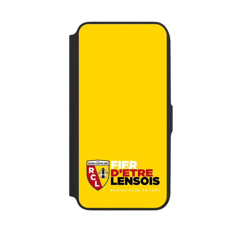 Galaxy A16 5G NIVOflip Fond Logo RCL Jaune