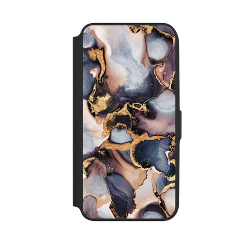 Samsung Galaxy A16 5G NIVOflip Verträumte Tinte Grau-Golddruck