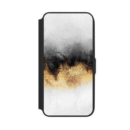 Samsung Galaxy A16 5G NIVOflip Grauer Himmelstaub Golddruck