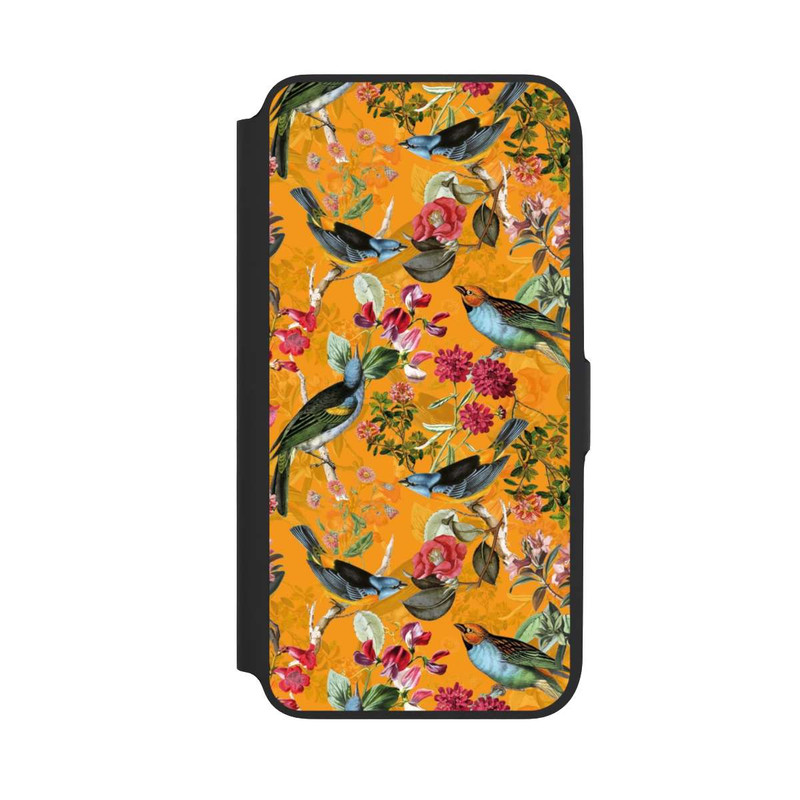 Galaxy A16 5G NIVOflip Tapete mit Vögeln und Blumen