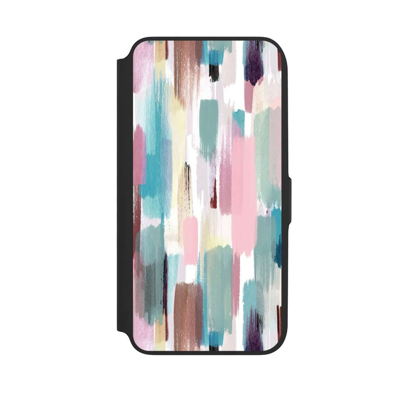 Galaxy A16 5G NIVOflip Abstrakte Pinselstriche in Pastelltönen