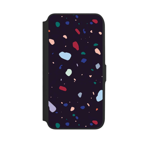 Samsung Galaxy A16 5G NIVOflip Terrazzo arrondi foncé moderne