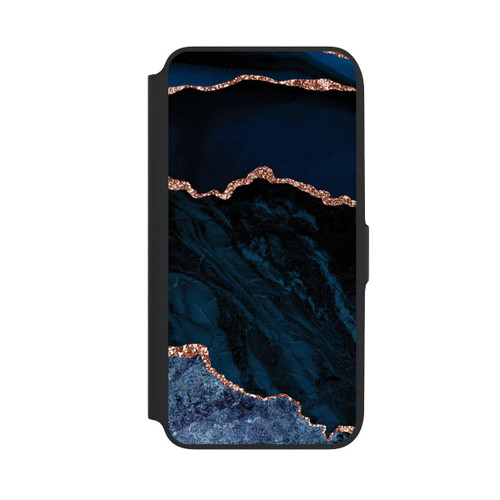 Samsung Galaxy A16 5G NIVOflip Nacht Blau Marmor Landschaft