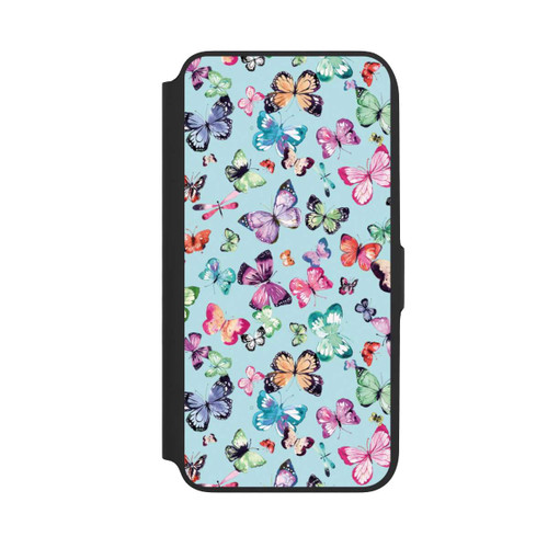 Samsung Galaxy A16 5G NIVOflip Papillons Rose Orange Bleu