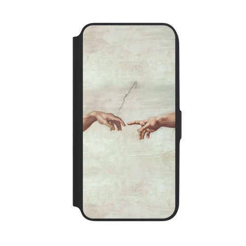 Samsung Galaxy A16 5G NIVOflip Hands of God and Adam by Michelangelo Buonarroti