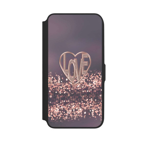 Samsung Galaxy A16 5G NIVOflip LOVE Rose Pailleté