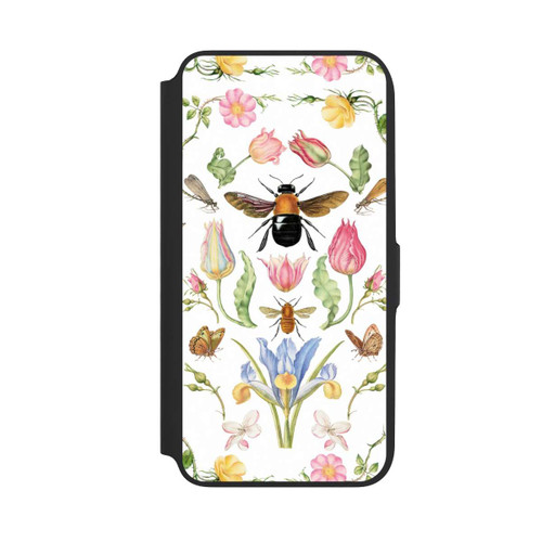 Samsung Galaxy A16 5G NIVOflip Wildblumen mit Biene weiß