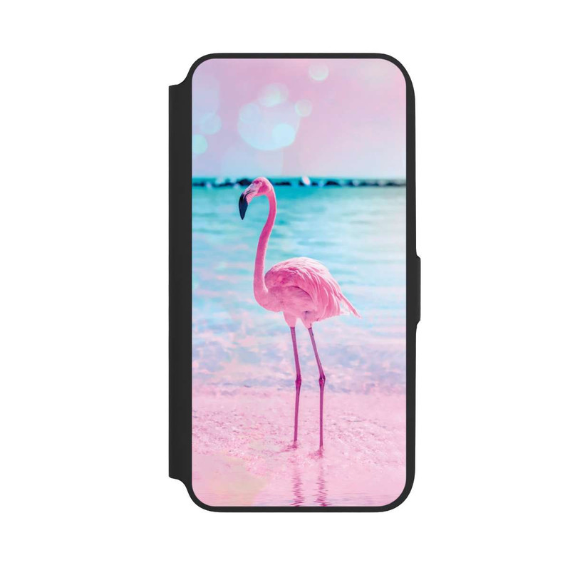 Galaxy A16 5G NIVOflip Rosa Flamingo am Meer