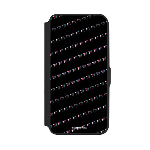 Samsung Galaxy A16 5G NIVOflip Drei Fragezeichen Muster Schräg