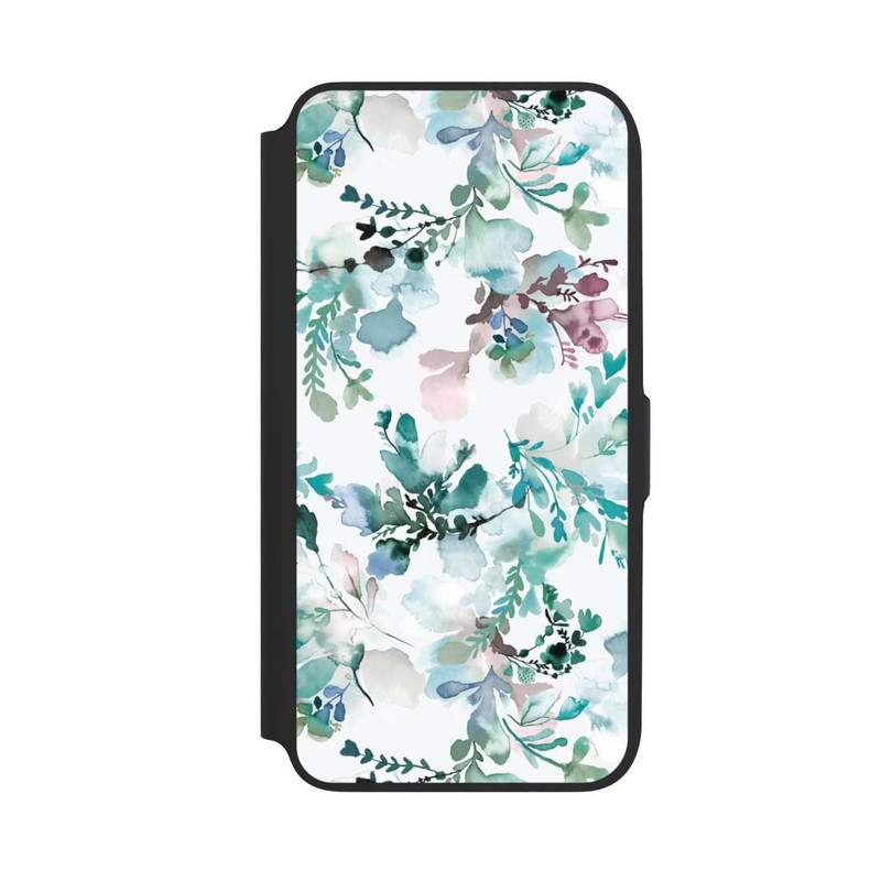 Galaxy A16 5G NIVOflip Fleurs d'automne délicates Eucalyptus