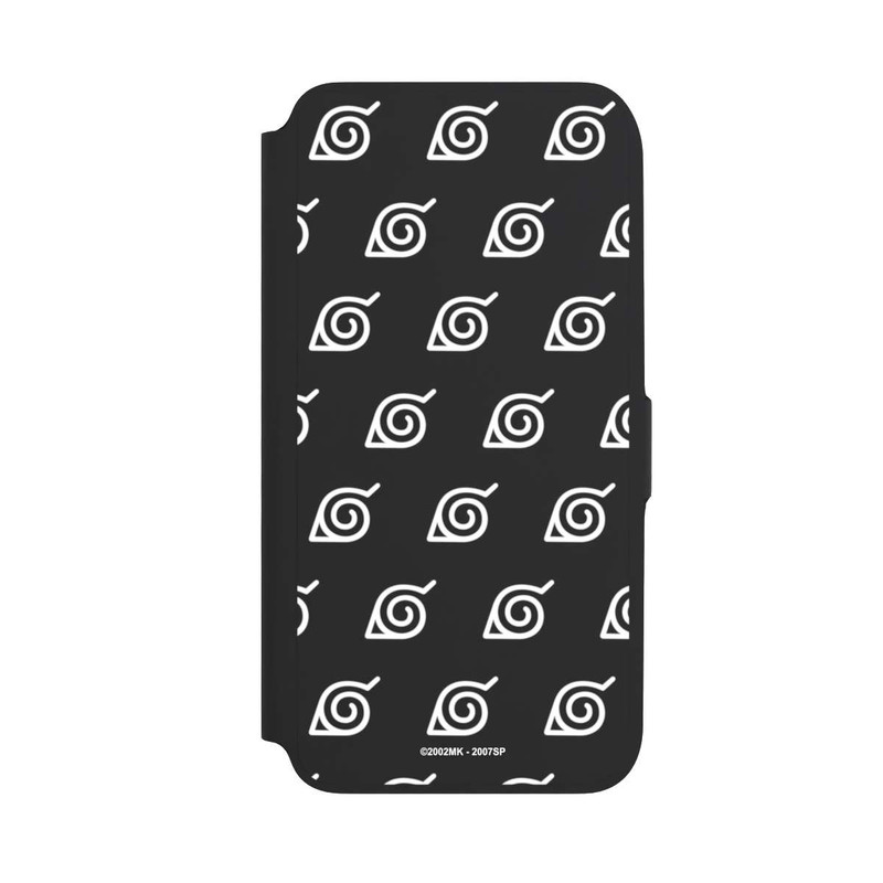 Galaxy A16 5G NIVOflip white Konoha-Pattern Transparent