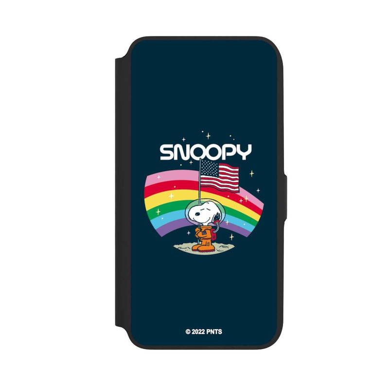 Galaxy A16 5G NIVOflip Snoopy Weltraumreisender Regenbogen