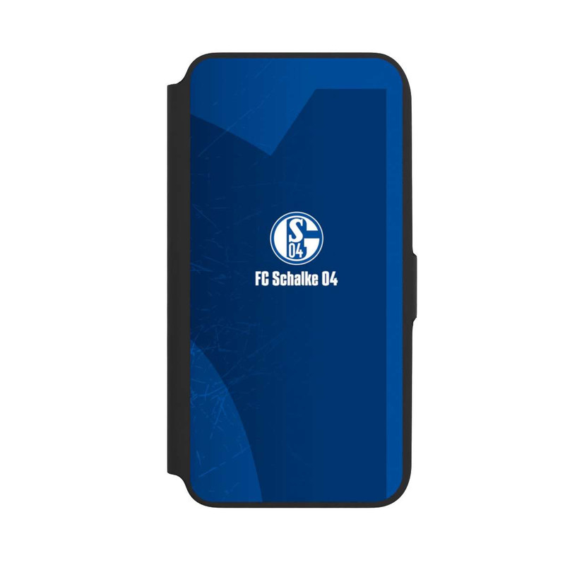 Galaxy A16 5G NIVOflip Schalke 04 Blauer Hintergrund Mit Logo