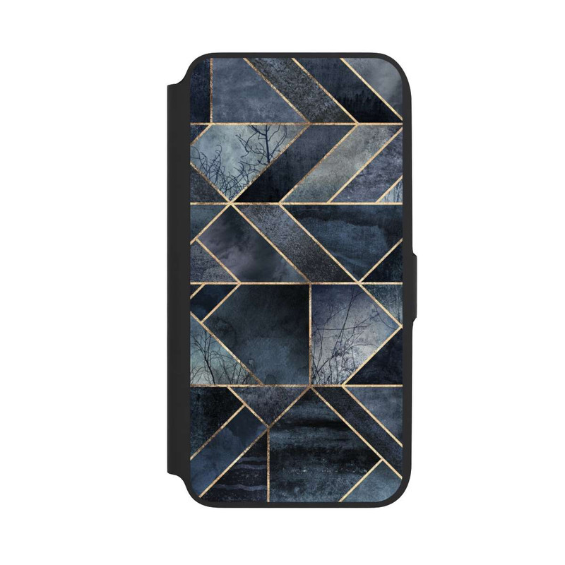 Galaxy A16 5G NIVOflip Abstraktes Natur-Dunkelblau