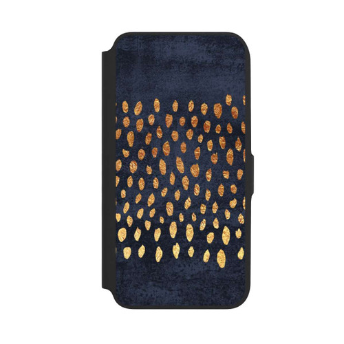 Samsung Galaxy A16 5G NIVOflip Muster Gold und Marine