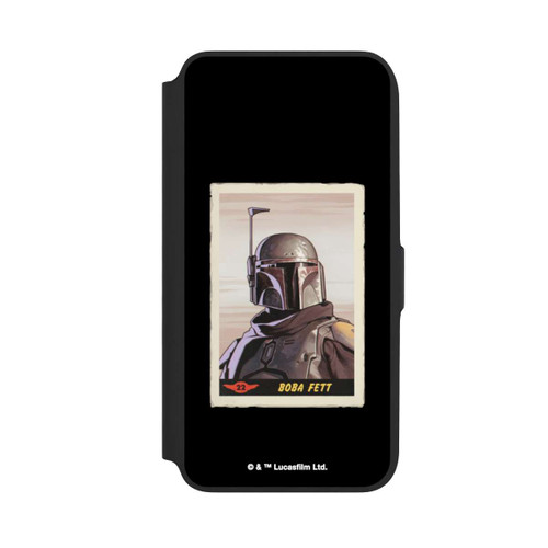 Samsung Galaxy A16 5G NIVOflip Boba Fett Badges Schwarzer Hintergrund