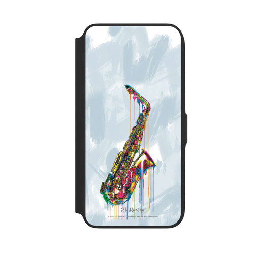 Samsung Galaxy A16 5G NIVOflip Saxophone Art By P.D. Moreno