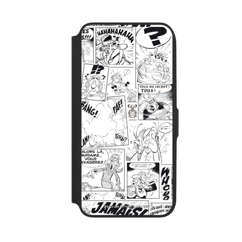 Samsung Galaxy A16 5G NIVOflip BD Astérix Blanc &amp; Noir