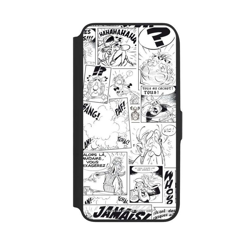 Galaxy A16 5G NIVOflip BD Astérix Blanc & Noir