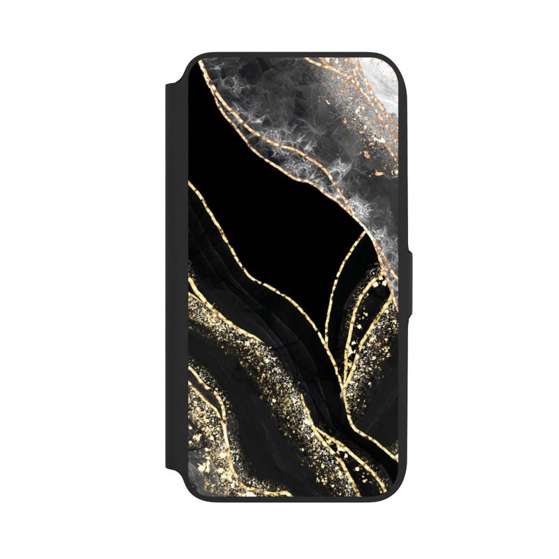 Galaxy A16 5G NIVOflip Dunkler Marmor Gold