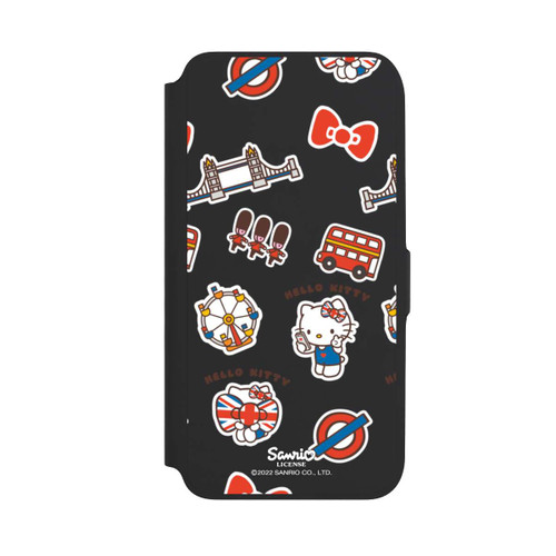 Samsung Galaxy A16 5G NIVOflip Hello Kitty Londoner Abzeichen Transparent