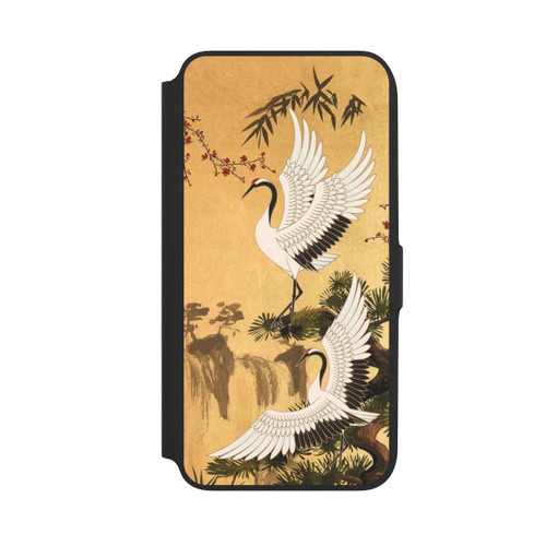 Samsung Galaxy A16 5G NIVOflip Cranes Gold Japan 2