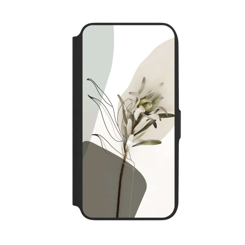 Galaxy A16 5G NIVOflip Boho Line Art Olivgrün