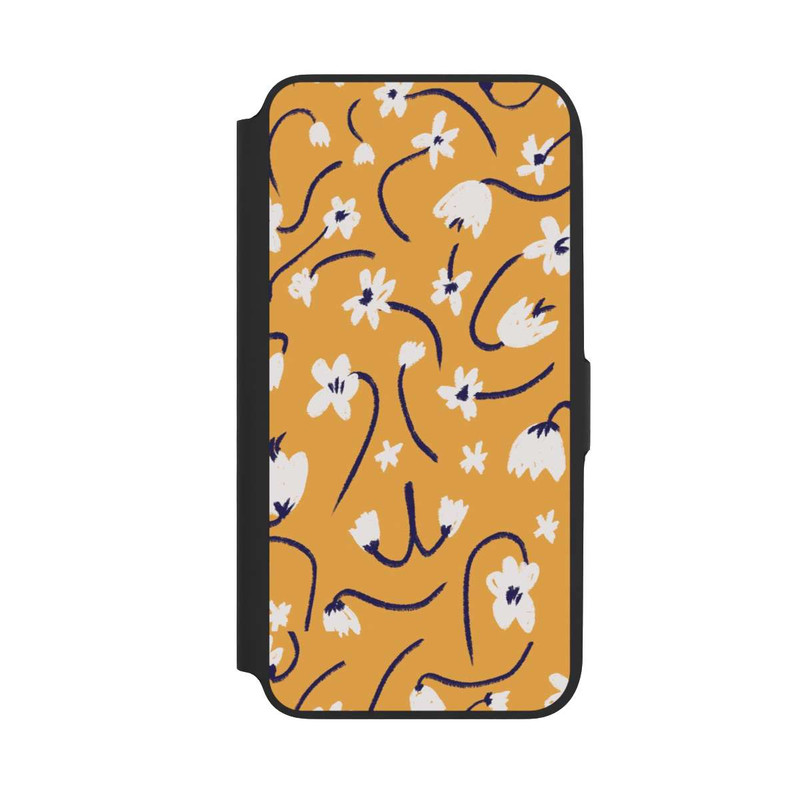 Galaxy A16 5G NIVOflip Pattern Petites Fleurs Jaunes