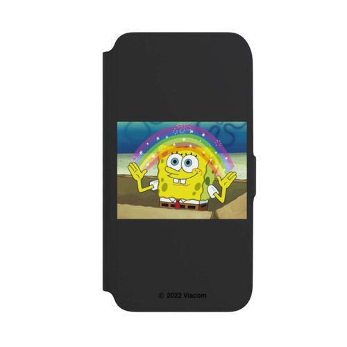 Samsung Galaxy A16 5G NIVOflip Spongebob - Regenbogen Meme transparent