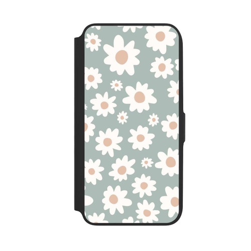 Samsung Galaxy A16 5G NIVOflip Daisy Flower Seamless Pattern Green