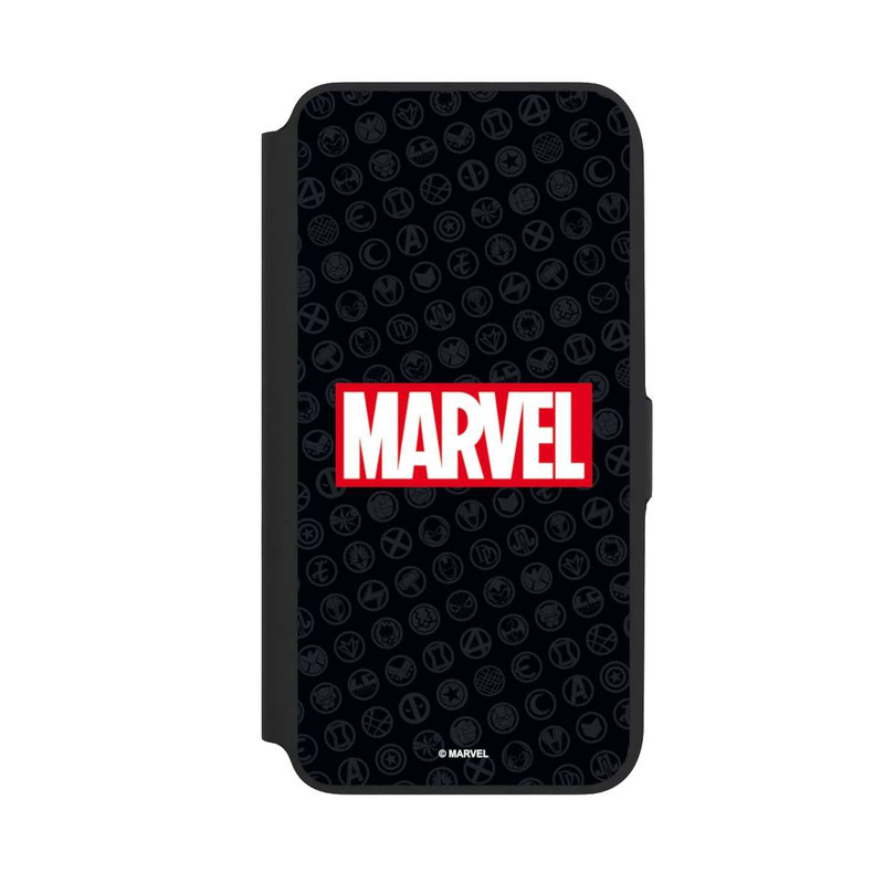 Galaxy A16 5G NIVOflip Marvel Logo Noir Rouge