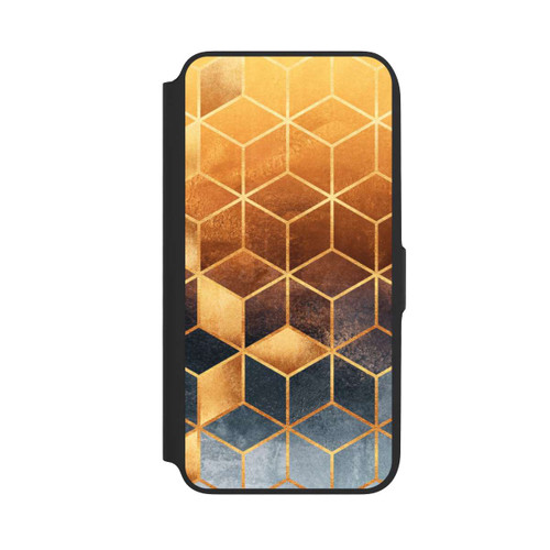 Samsung Galaxy A16 5G NIVOflip Würfel goldener Farbverlauf