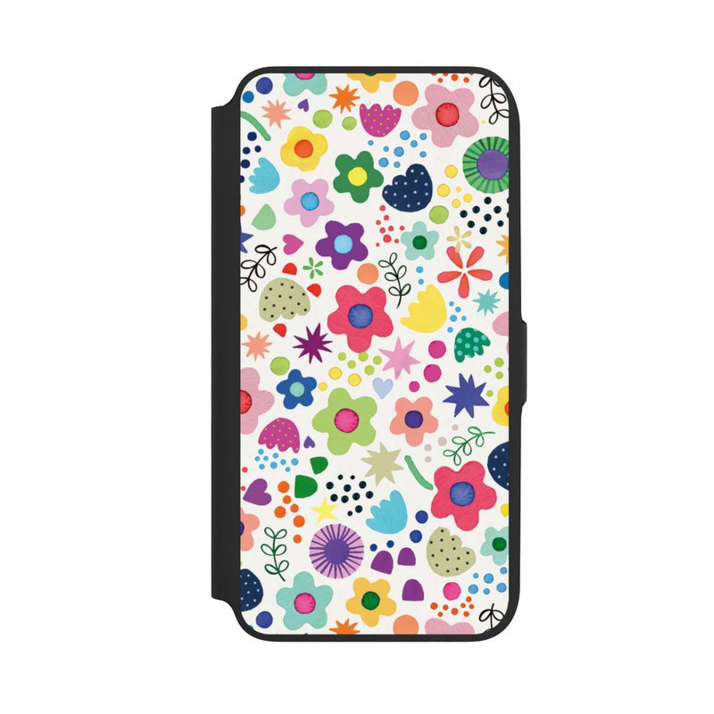 Galaxy A16 5G NIVOflip Psychedelische Blumen bunt
