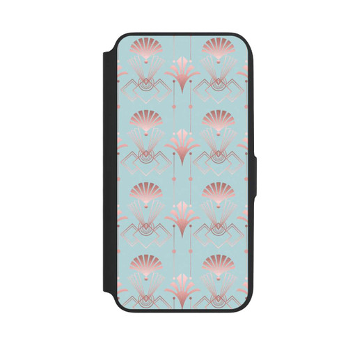 Samsung Galaxy A16 5G NIVOflip Art Deco Rose Gold Elegance Blue