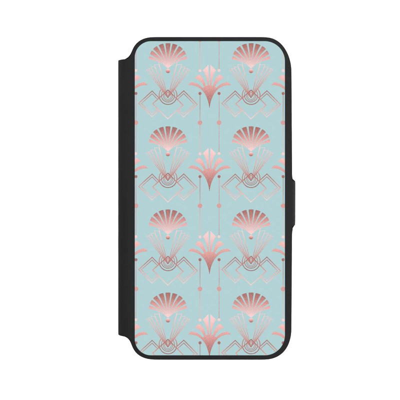 Galaxy A16 5G NIVOflip Art Deco Rose Gold Elegance Blue