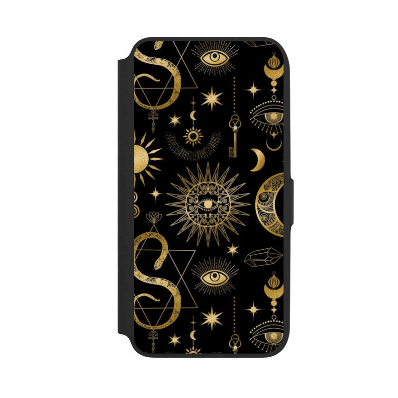 Galaxy A16 5G NIVOflip Himmlische Sonne und Mond Steampunk