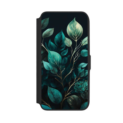 Samsung Galaxy A16 5G NIVOflip Eukalyptus dunkler Hintergrund
