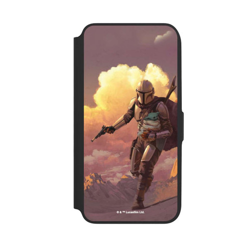 Samsung Galaxy A16 5G NIVOflip The Mandalorian And Grogu Sunset Clouds