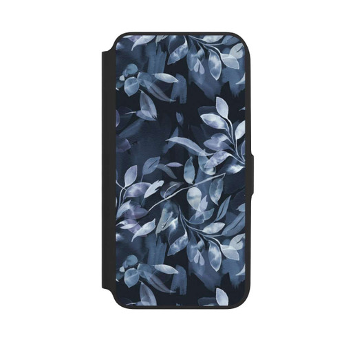 Samsung Galaxy A16 5G NIVOflip Aquarelle Feuilles Mystiques Marine