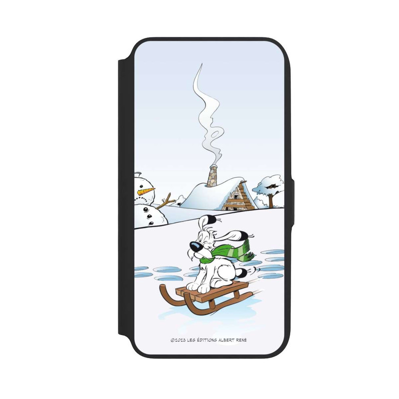 Galaxy A16 5G NIVOflip Idefix fährt Schlitten