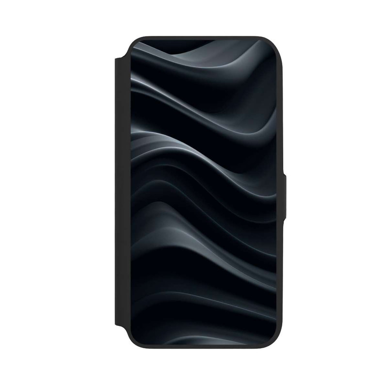 Galaxy A16 5G NIVOflip Black Waves Texture