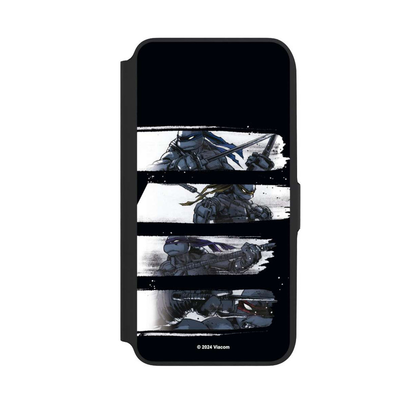 Galaxy A16 5G NIVOflip TMNT Schwarz und Weiß Scratch