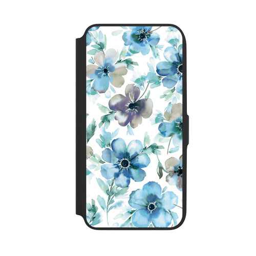 Samsung Galaxy A16 5G NIVOflip Blaues Blumenmuster Trendy