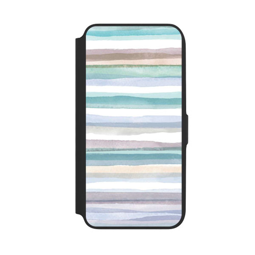 Samsung Galaxy A16 5G NIVOflip Pastellfarbene Streifen Blau