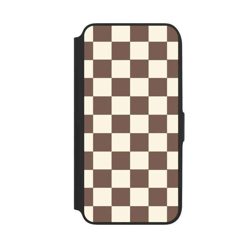 Galaxy A16 5G NIVOflip Checkerboard brown