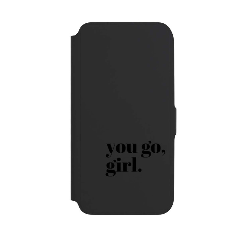 Galaxy A16 5G NIVOflip You Go Girl Schwarz Transparent