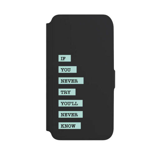 Samsung Galaxy A16 5G NIVOflip If You Try Green Transparent