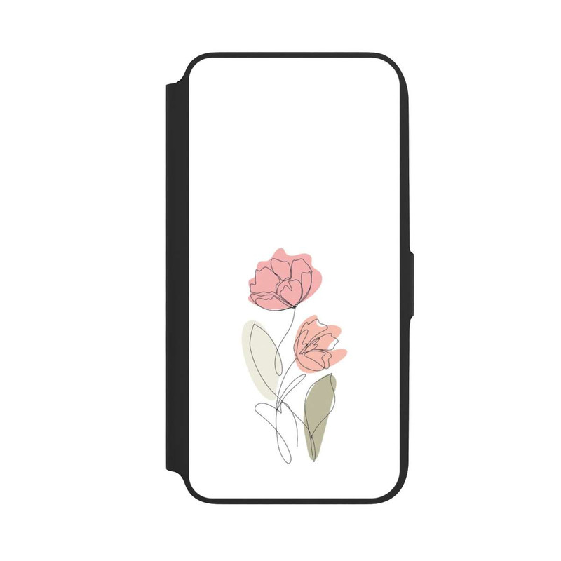 Galaxy A16 5G NIVOflip Flower Line Art Red