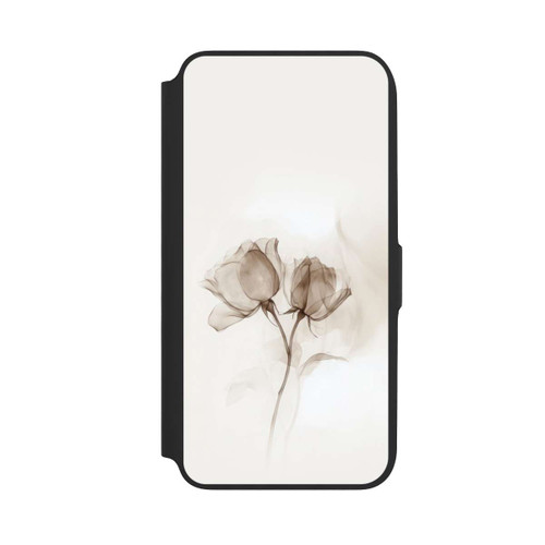 Samsung Galaxy A16 5G NIVOflip Braune Rose Blume Nebel