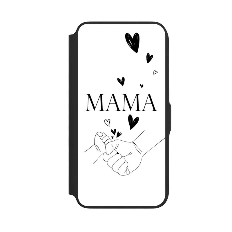 Galaxy A16 5G NIVOflip Mothers Day Line Art Hands Black and White